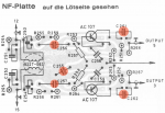 Grundig RT 50 Ausgangsverstärker Layout